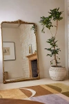 Anthropologie The Vintage Mila Floor Mirror In Gold