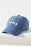 Anthropologie The Wanderlust Paris Baseball Cap In Blue