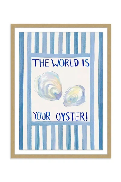 Anthropologie The World Is Your Oyster Wall Art In Multi