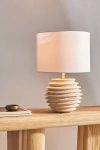 ANTHROPOLOGIE THEA TRAVERTINE MINI TABLE LAMP