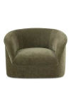 Anthropologie Thora Velvet Lounge Chair