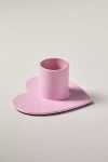 Anthropologie Tia Icon Candleholder In Pink