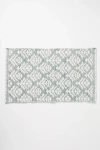 Anthropologie Tibi Handwoven Bath Mat In Gray