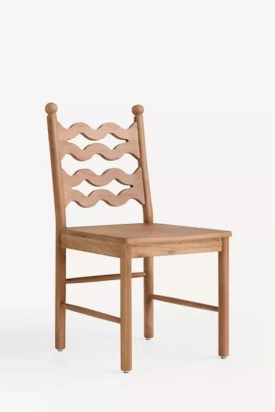 Anthropologie Tide Oak Dining Chair In Neutral