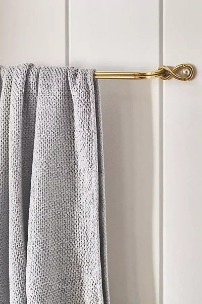 Anthropologie Tiffani Pearl Towel Bar In Gold