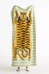 Anthropologie Tiger Beach Towel In Animal Print