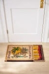 Anthropologie Tiger Matchbook Printed Coir Doormat