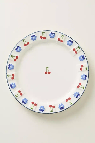 Anthropologie Tilly Stoneware Dessert Plate In Blue