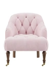 Anthropologie Tini Tufted Accent Chair In Pink