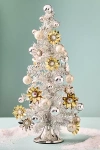 Anthropologie Tinsel Tree Decorative Object In White