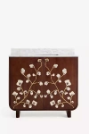 Anthropologie Toulouse Ash Wood Single Bathroom Vanity In Brown