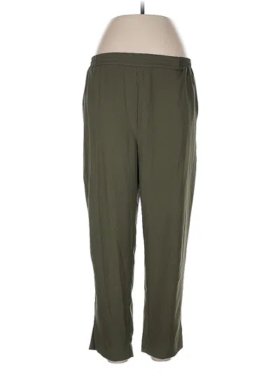 Pre-owned Anthropologie Track Pants In Green