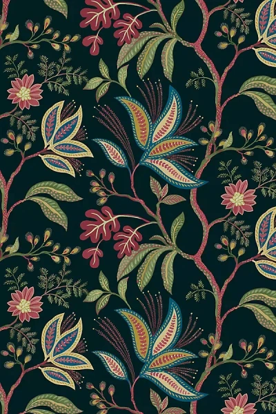 Anthropologie Tree Trail Wallpaper In Multi
