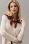 Anthropologie Triangle Wrap Scarf: Icon Edition In Brown