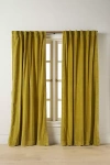 Anthropologie Trova Washed Velvet Curtain