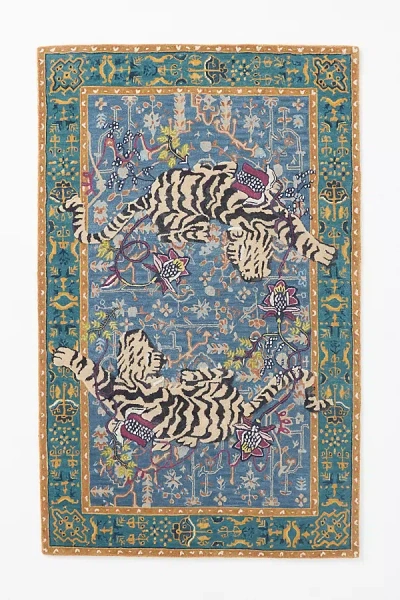 Anthropologie Tufted Agnes Rug In Brown