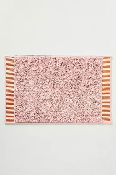 Anthropologie Tufted Sloane Bath Mat In Pink