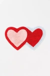 Anthropologie Tufted Valentine's Day Heart-shaped Bath Mat In Multi