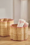 Anthropologie Tulip Baskets, Set Of 2 In Neutral