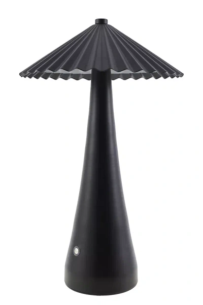 Anthropologie Tulum Cordless Portable Lamp In Black