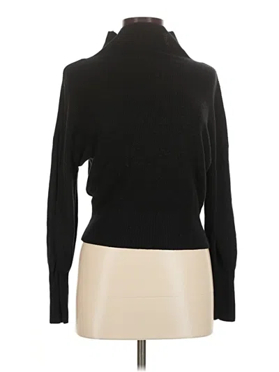Pre-owned Anthropologie Turtleneck Sweater In Black