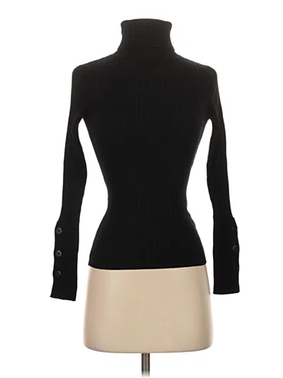 Pre-owned Anthropologie Turtleneck Sweater In Black