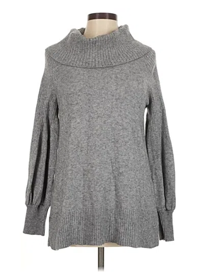 Pre-owned Anthropologie Turtleneck Sweater In Gray