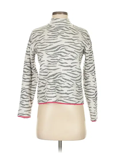 Pre-owned Anthropologie Turtleneck Sweater In White