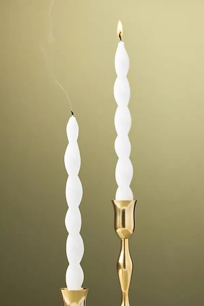 Anthropologie Twisted Taper Candles, Set Of 2