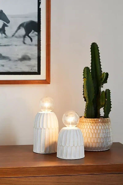 Anthropologie Umie Accent Lamp In White