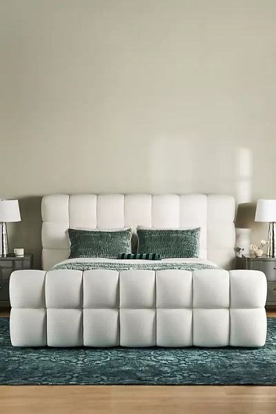 Anthropologie Valant Linen Bed In Beige