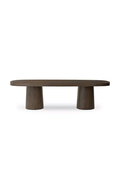Anthropologie Valen 108" Rectangular Oak Dining Table