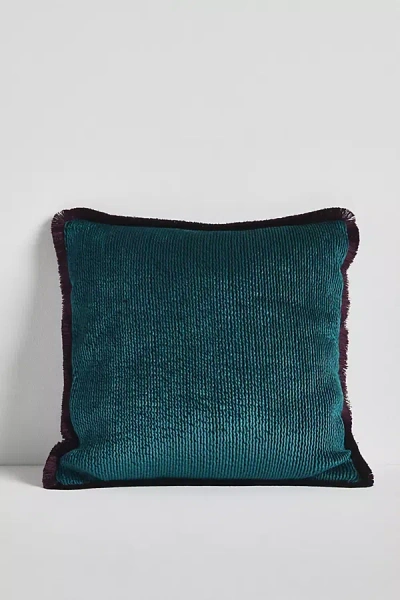 Anthropologie Valentina Washed Velvet Cushion