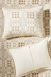 Anthropologie Veda Matelassé Shams, Set Of 2 In Brown