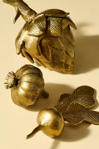Anthropologie Veggie Metal Decorative Objects In Animal Print