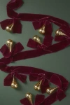 Anthropologie Velvet Glass Drop Garland In Purple