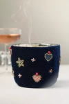 Anthropologie Velvet Icon Woody Fresh Balsam & Cedarwood Glass Candle In Multi