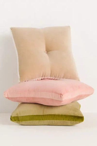 Anthropologie Velvet Mini Trova Pillow In Multi