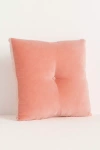 Anthropologie Velvet Mini Trova Pillow In Pink