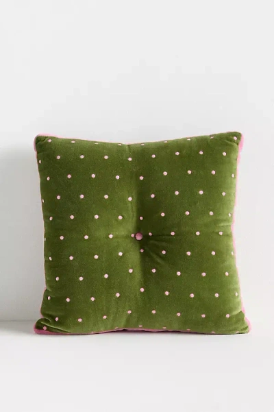 Anthropologie Velvet Mini Trova Pillow