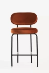 Anthropologie Velvet Tashi Counter Stool