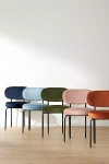 Anthropologie Velvet Tashi Dining Chair In Green
