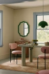 Anthropologie Velvet Tashi Dining Chair In Pink