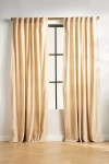 Anthropologie Velvet Trova Curtain In Yellow
