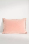 Anthropologie Velvet Trova Pillow In Pink