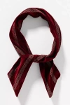 Anthropologie Velvet Twist-top Wire Headband In Brown