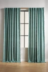 Anthropologie Verity Tweed Curtain In Green