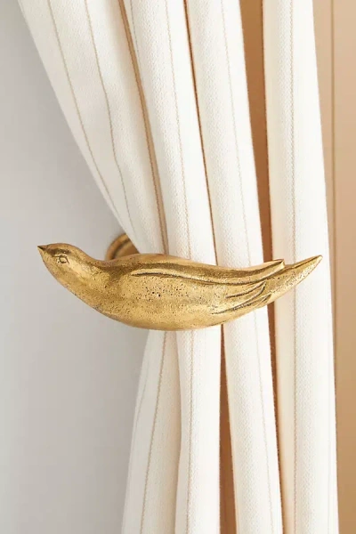 Anthropologie Verne Bird Tieback In Gold