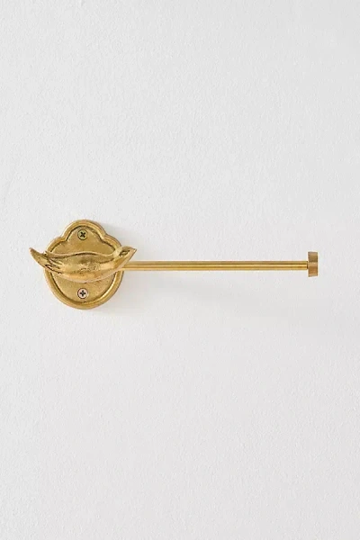 Anthropologie Verne Bird Toilet Roll Holder In Brown