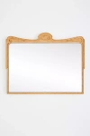 Anthropologie Victoria Wood Mantel Mirror In Brown